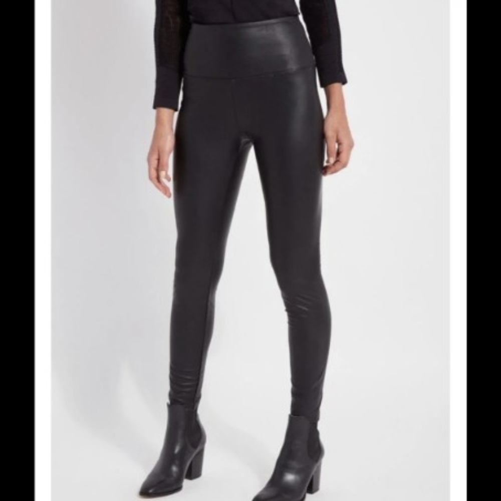 new LYSSE faux leather leggings M